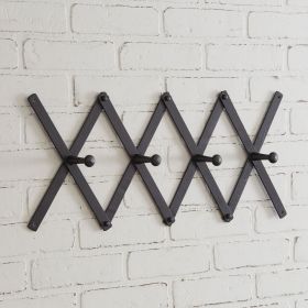 Black Accordion Coat Rack
