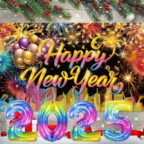 2025 Happy New Year Party Background (Option: W13254289)