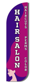 Hair Salon Hair Cuts Perms & Color Windless Flag For Advertising (Option: Hairnopole-Hairwithpole)