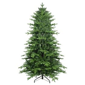 Artificial 4ft Green Christmas Tree With 919 PE PVC Mixed Branch Tips, Steel Wire, Hinged Premium & Foldable Base For Indoor Holiday Decorating (Option: Default title)