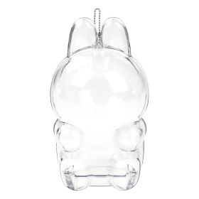 Tocirelo Protective Case Cover Compatible With LABUBU Have A Seat, Clear Plastic Display Case With Keychain, Portable Acrylic Dustproof Accessori (Option: W13696015)