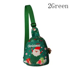 Christmas Purse Cute Sling Backpack (Option: Green)