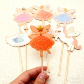 Cartoon Decoration Flag 6pcs-4868 (Option: 6926398654868)