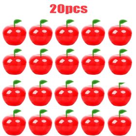 20 Pcs Mini Shaped Boxes Plastic Red  Design Candy Jar Cute Toy Gift Filled Containers For Back To School Wedding Christmas Party Favor Decoratio (Option: W13688185)