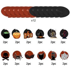 36Pcs Halloween Hanging Swirl Decorations (Option: W13688145)