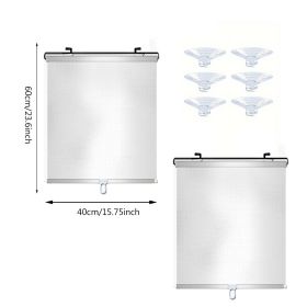 Retractable Blackout Roller Blinds (Option: W13554315)
