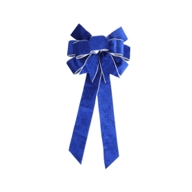 Big Blue Bow Wall Door Hanging (Option: Blue)