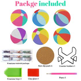 6Pack Diamond Coasters (Option: W13627253)