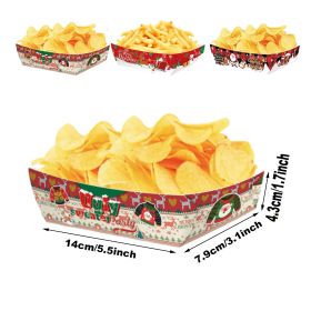 36 Christmas Paper Food Trays (Option: W13254285)