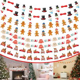 8PCS Christmas Banners (Option: W13254303)
