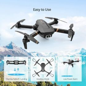2025-V4 NEW 3 Battery Rc Drone 4K HD Camera WIFI FPV Foldable RC Quadcopter Bag (Option: W13425420)
