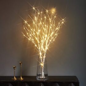 Birch Branch LED Ambient Light - High Aesthetic Appeal, Suitable For Nordic And Trendy Decor, Holiday Decorations, And Cozy Photo Prop Lights For (Option: 100 LED Beads)