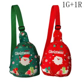 Christmas Purse Cute Sling Backpack (Option: Red Green)