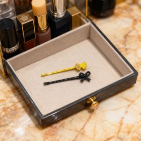 Color Bow Hairpin Set 2pcs-3169 (Option: 6926398643169)