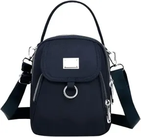 Women Crossbody Bag Nylon Messenger Bags Simple Purse For Work, Multi-pocket Storage Shoulder Handbag (Option: Navy)