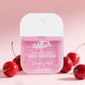 1.2 oz Hand Sanitizer Spray With Bag, (4 Scent) Purple Rain/Peachy Nectar/Fruit Punch/Cherry Pop (60350: 60350-CHERRY_POP-1)