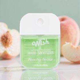 1.2 oz Hand Sanitizer Spray With Bag, (4 Scent) Purple Rain/Peachy Nectar/Fruit Punch/Cherry Pop (60350: 60350-PEACHY_NECTAR-1)