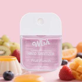1.2 oz Hand Sanitizer Spray With Bag, (4 Scent) Purple Rain/Peachy Nectar/Fruit Punch/Cherry Pop (60350: 60350-FRUIT_PUNCH-1)