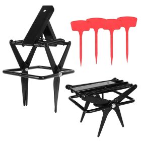 2PCS Easy Setup Mole Traps Outdoor Reusable Scissor Mole Gopher Rodent Control Trap Solid Metal Material For Lawn Garden Yard (Type: Pro Black)