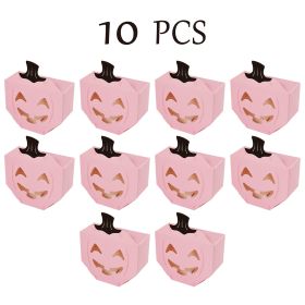 10 Pcs Halloween Pumpkin Gift Boxes (Option: W13732776)