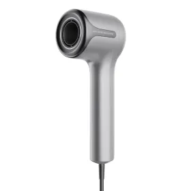 High-Speed Brushless Hair Dryer Ionic Blow Dryer With LED Display, 3 Heat & Speed Settings, Cool Shot, Low Noise Compact Hair Dryer With Diffuser (Option: silvery)