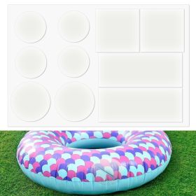 TPU Pool Patch Repair Kit, 10Pcs Mixed Sizes Air Mattress Patch Kit Heavy Duty, Inflatable Patch Repair Kit For Air Mattress, Bounce House, Pool, (Option: 10Pcs)