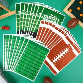 80 Pcs Football Party Bags Plastic Goodie Bags Snacks Favors Rugby Sports Theme Treat Bags Gift Bags Decorations For Game Day Sports Events Birth (Option: W13732668)